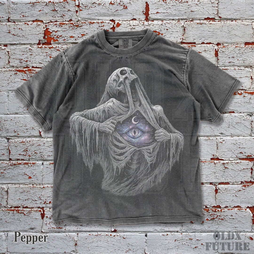 Vintage Gothic Skeleton Ripping Rib Cage Vintage 90s Graphic Comfort ...