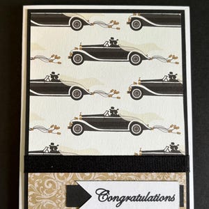 Felicitaciones, boda, tarjeta hecha a mano