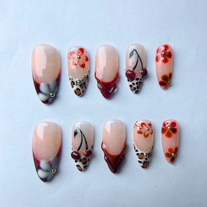 Bruidsnagels – Elegant French Tip & Sparkle Nail Art voor bruid, druk op de nagels