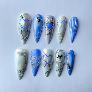 Bruidsnagels – Elegant French Tip & Sparkle Nail Art voor bruid, druk op de nagels