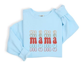 Embroidered Mama Shirt, Embroidered Mama, Embroidered Gift For Mama tee,  Mother's Day gift, Gift for Mama