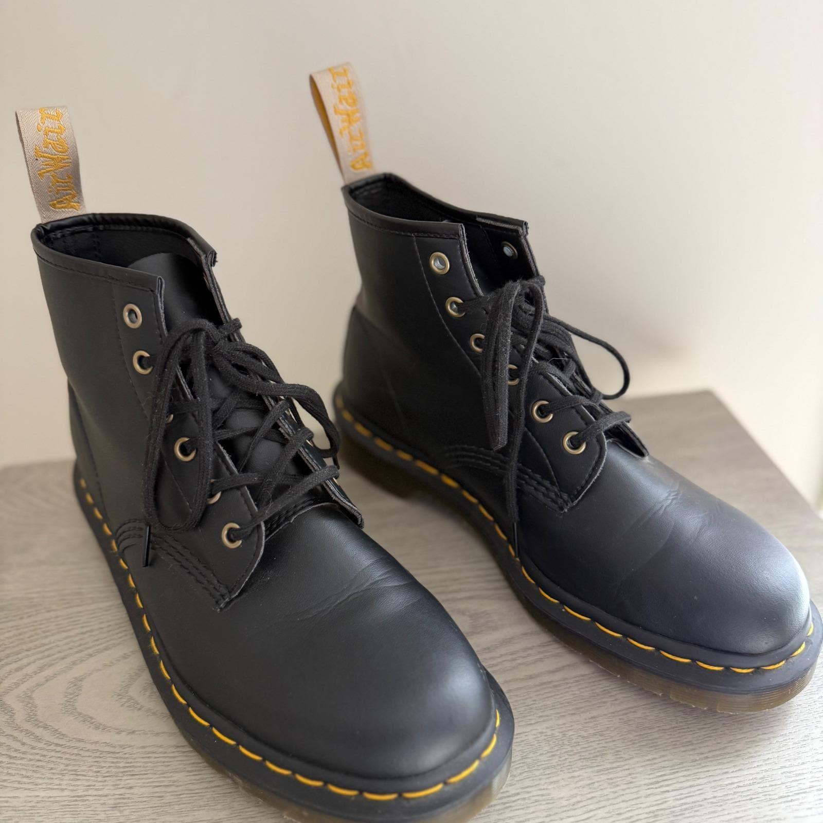 Dr. Martens Vegan 101 Black Lace-Up Boots Women main image 2