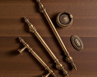 Elegant Door Handle, Drawer Handle, Decorative Knob, Furniture Knob, Cupboard Pull, Classic Handle, Gift Idea