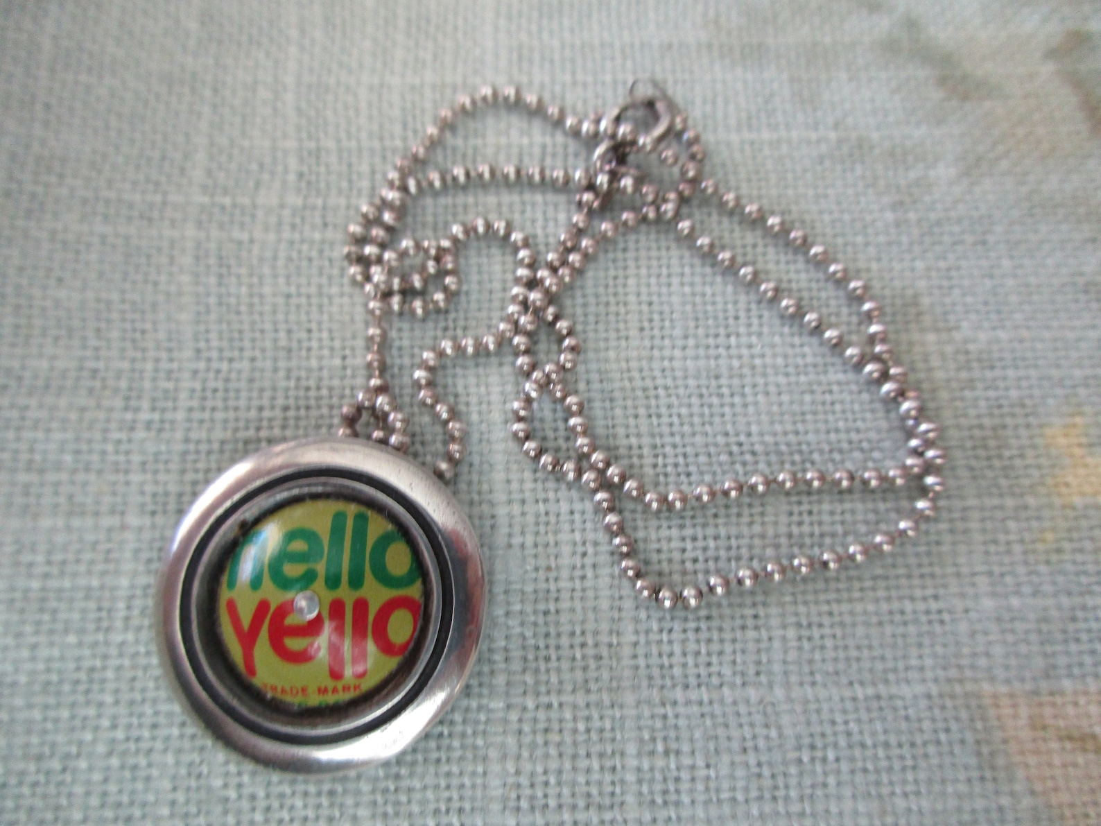 90s Sterling Laura Beamer Bottle Cap