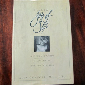 90s sex book - The New Joy of Sex- illustrated, vintage, hardcover