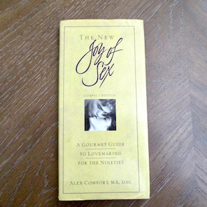 90s sex book - The New Joy of Sex - compact edition- illustrated, vintage, hardcover