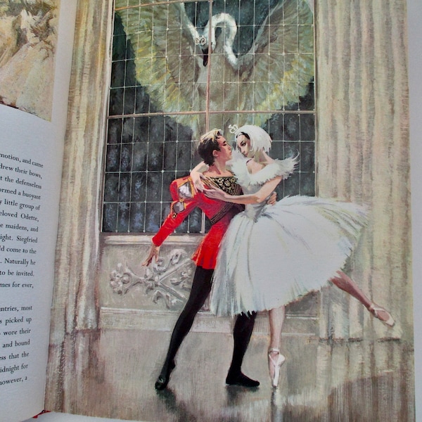 60s book - The Royal Book of Ballet - Goulden, Majara, Giselle, The Nutcracker, The Sleeping Beauty, Swan Lake, hardcover, vintage