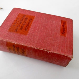 1920s Nouveau Dictionnaire Français- Allemand et Allemand-Francais - French German dictionary, K Rotteck,  printed in Paris