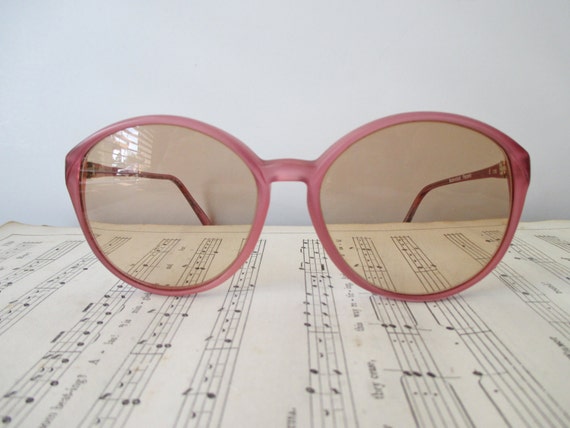 vintage large Rodenstock rose eyeglass frames-  g… - image 1