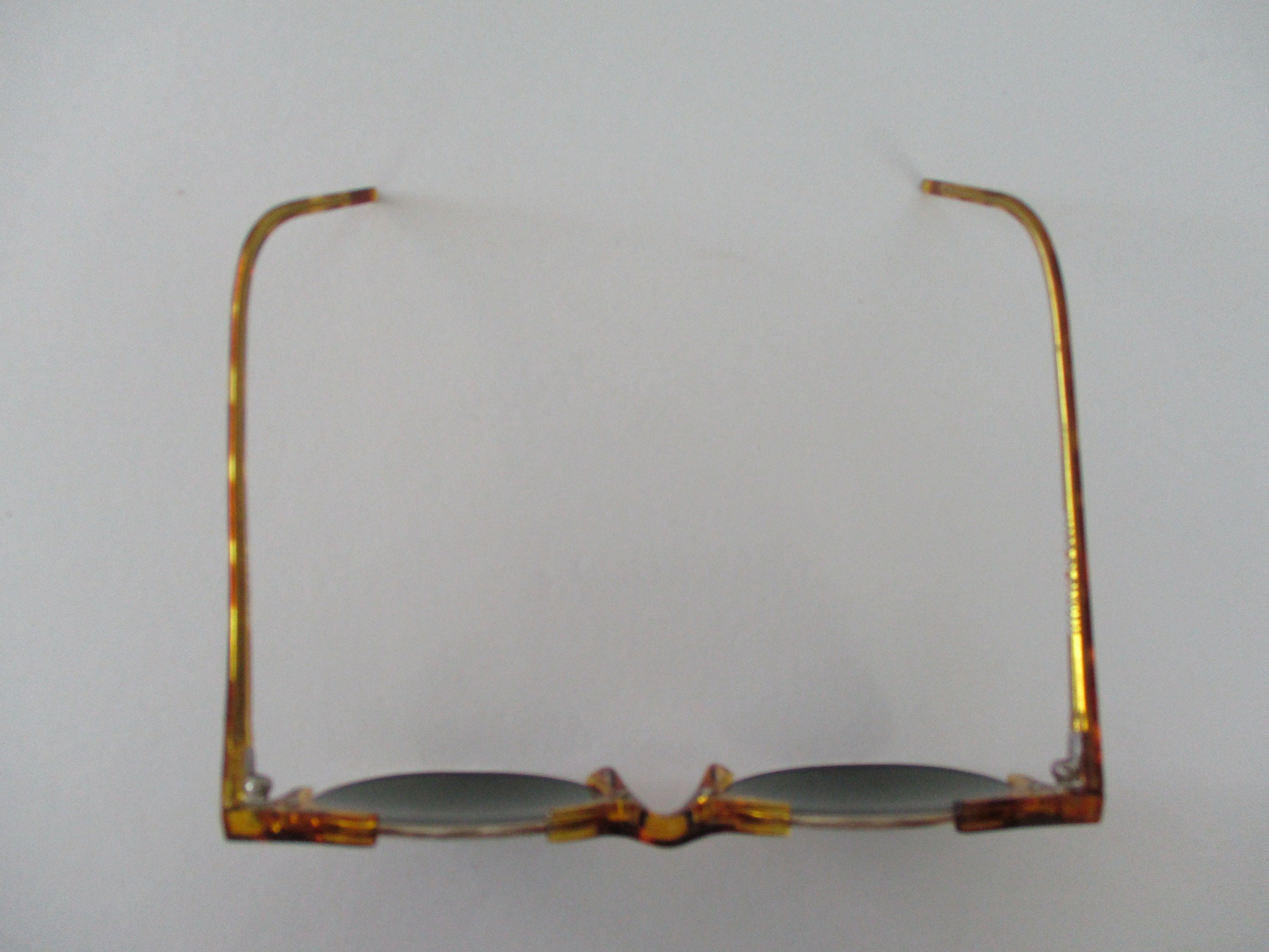 Vintage Pan Oceanic Sunglasses Silver Round Metal Faux Tortoise Amber Taiwan Tortoise Round Vintage Sunglasses for sale | eBay main image 2