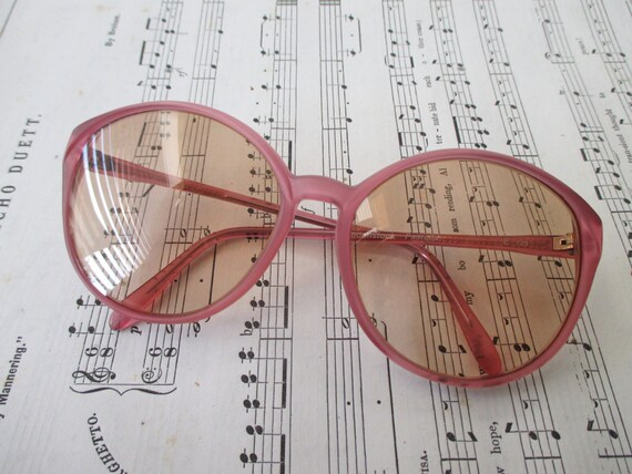 vintage large Rodenstock rose eyeglass frames-  g… - image 5