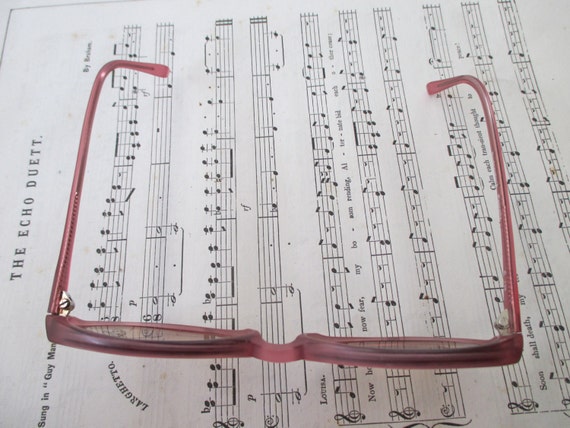 vintage large Rodenstock rose eyeglass frames-  g… - image 3