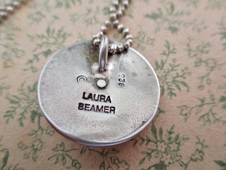 90s Sterling Laura Beamer Bottle Cap