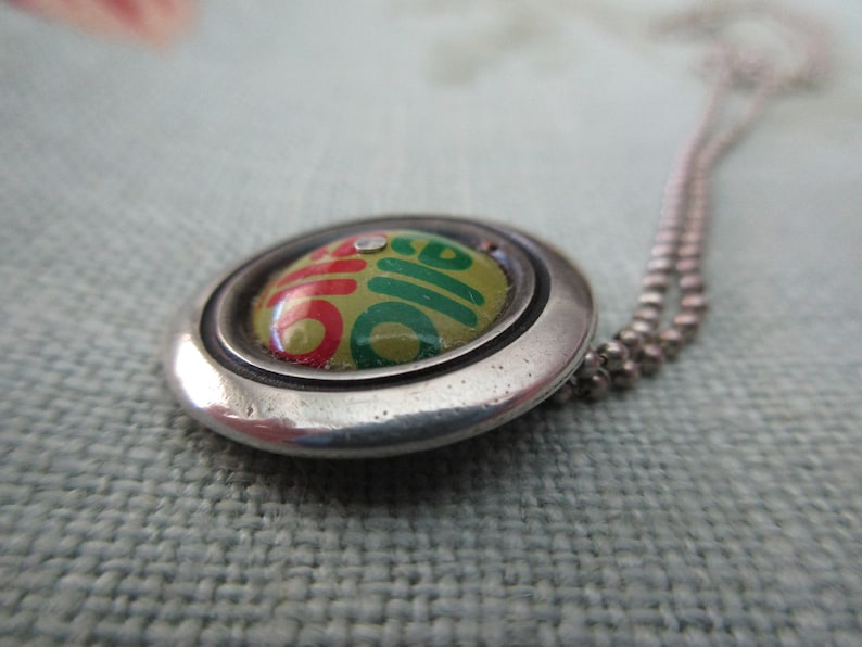 90s Sterling Laura Beamer Bottle Cap