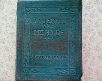1920s tiny book - Dr. Jekyll and Mr. Hyde, Robert Louis Stevenson, green bound, Little Leather Library