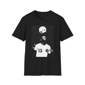 Camiseta retro de Pelé, camiseta de fútbol vintage