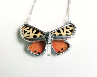 Virgin Tiger Moth / Moth Jewelry / Moth Necklace