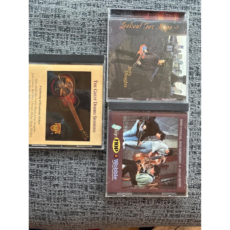 3 CD de Jerry Douglas The Great Dobro Sessions Lookout For Hope Skip Hop Wobble imagen 1