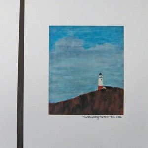 Contemplating the Storm : small limited edition art print