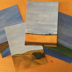 Postcard Set 1 - set of four landscape postcards