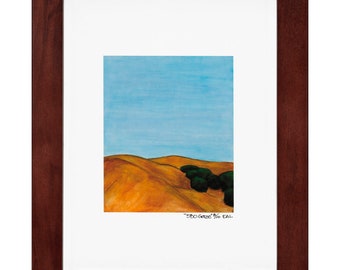 580 Gaze, framed print, art print, landscape print, California, wall art, framed art, California landscape art