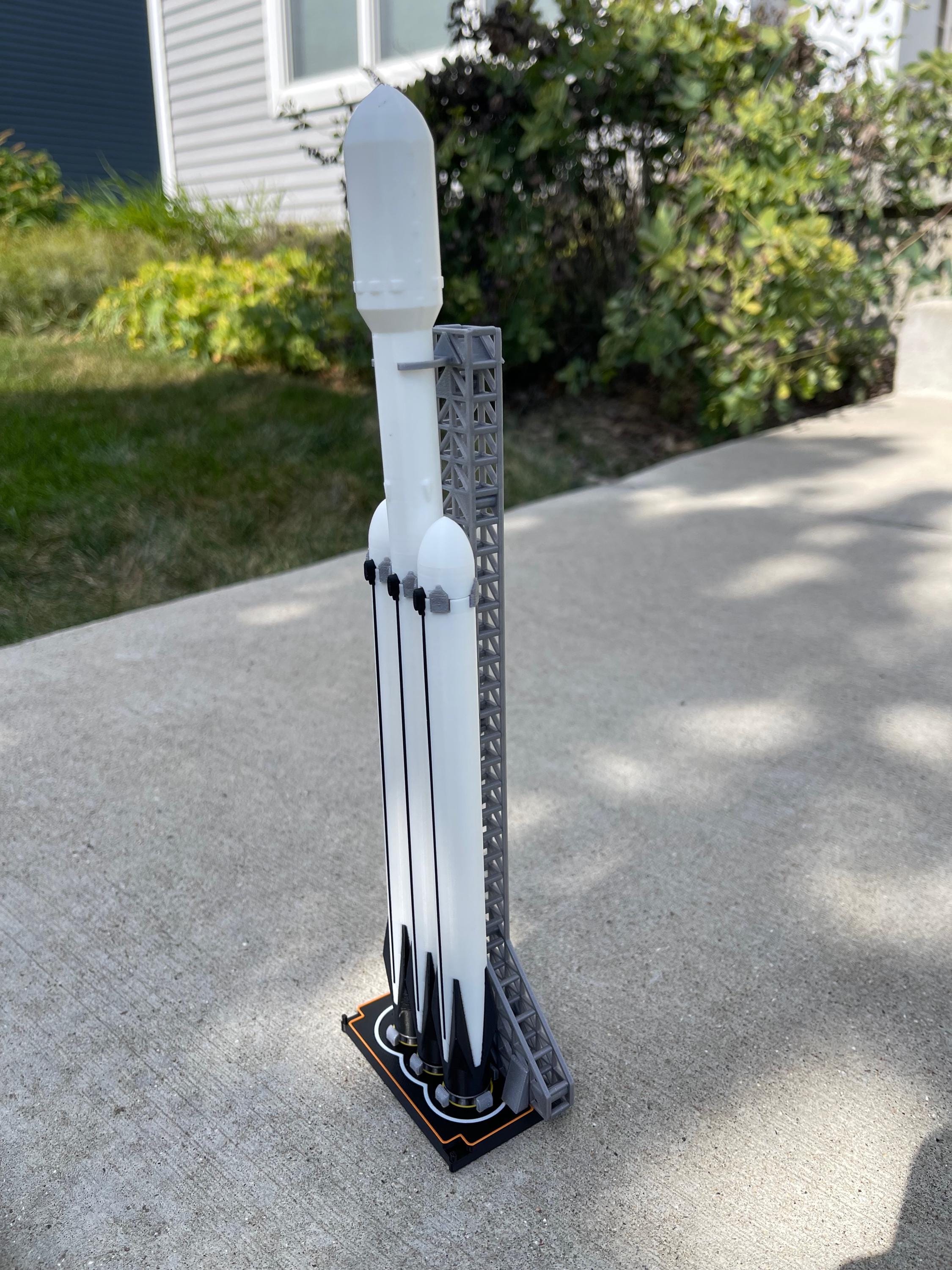 Detachable Toe Rockets Falcon Heavy Rocket Model With Magnetic Detachable Boosters - Etsy UK