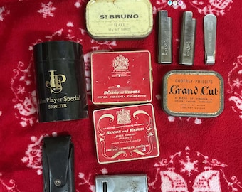 Vintage Tobacco Collectibles Joblot - Rauchende Erinnerungsstücke Bundle