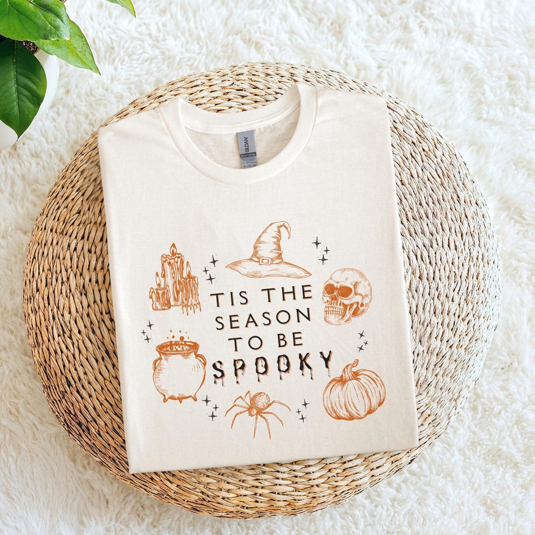 Tis the Season to Be Spooky Halloween Shirt Halloween Graphic Tee ...