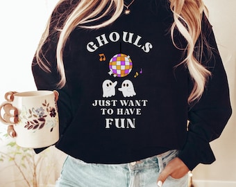 Ghouls Just Wanna Have Fun, Halloween Ghouls Graphic Tee, Spooky Apparel, Gifts for Halloween Lovers, Fun Costume Top, Halloweenshirt