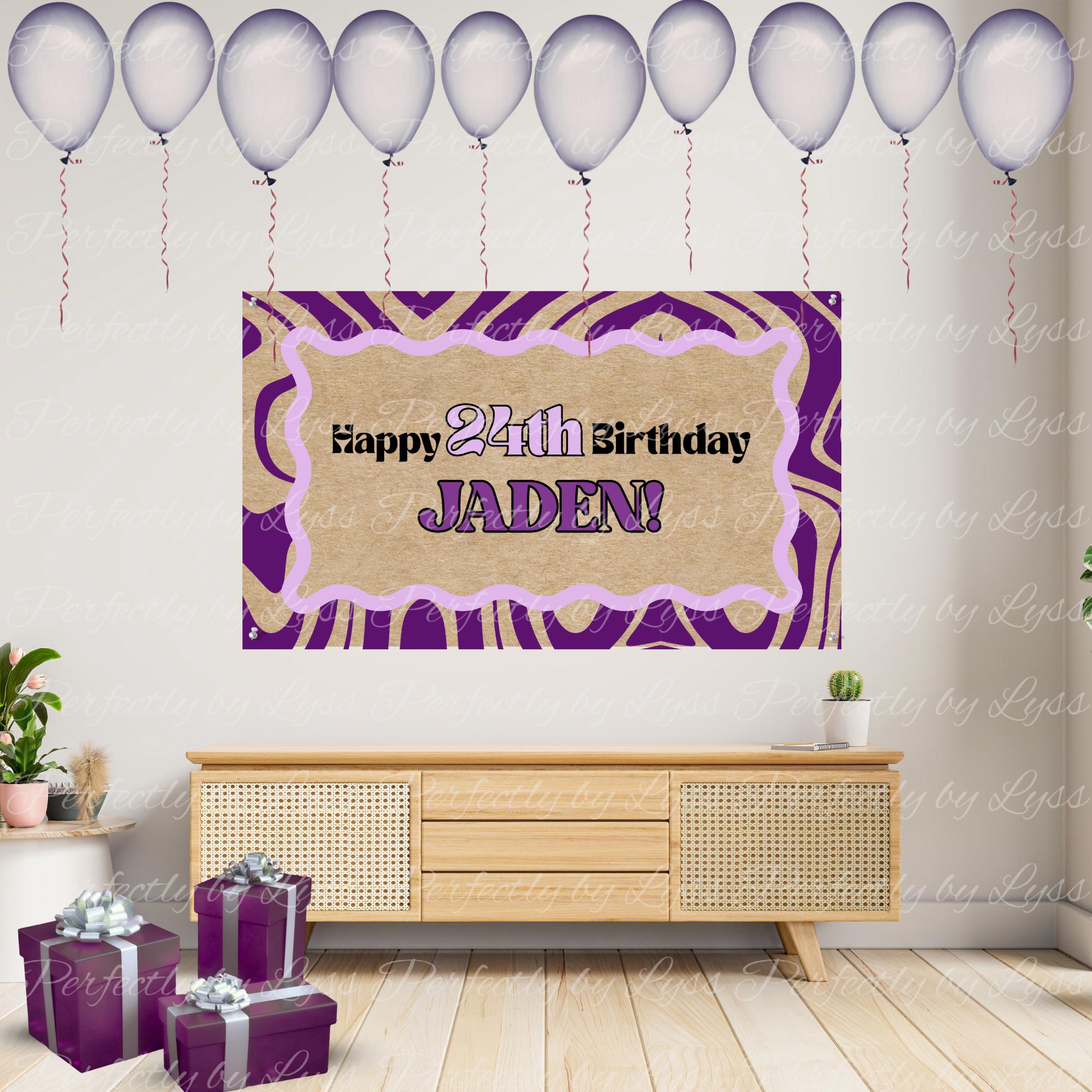 LINGPAR Happy 22nd Birthday Banner - 9.8x1.6 Ft Large Party Backdrop, Cheers To 22 Years Decor - View #3