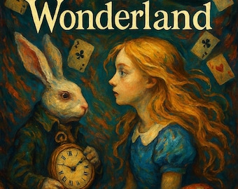 Kolorowanka Alicja w Krainie Czarów: Magiczna sztuka dla dzieci (PDF)