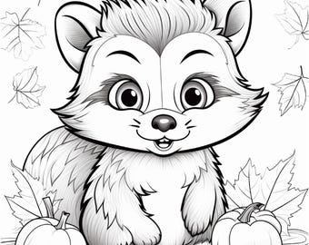 Kolorowanki dla dzieci „Witaj jesień”: 30 jesiennych arkuszy aktywności (PDF)