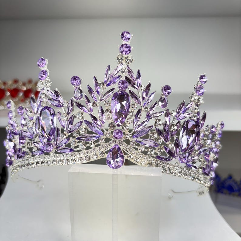 Purple special occasion fashion accessories - Lilac Quinceañera tiara