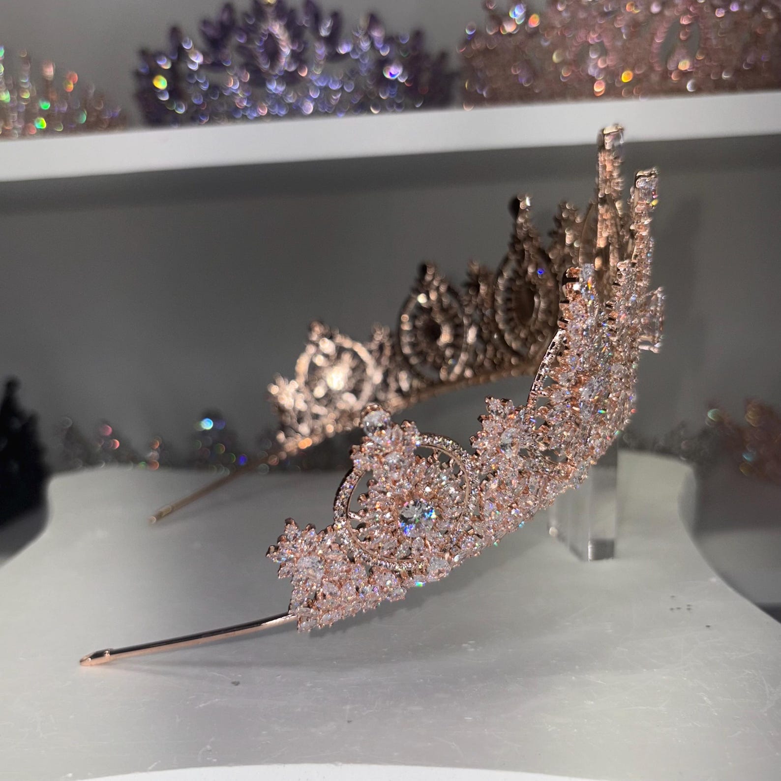 Rose Gold Quince Crownnull
