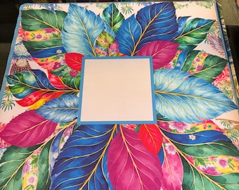 Tobacco Chinoiserie Open Middle Inspired Neoprene Mahjong Mat