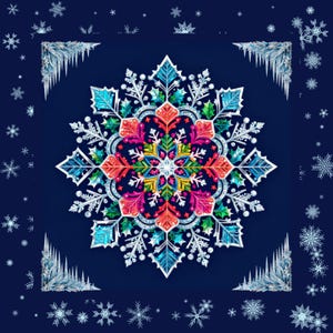 Winter Wonderland Christmas Mahjong Mat