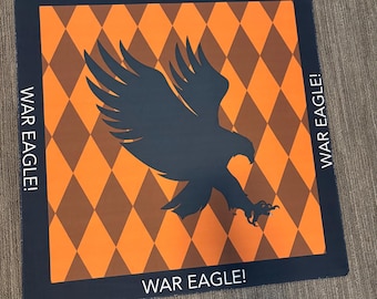 Auburn Eagle Neoprene Mahjong Mat