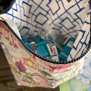 Mahjong Tile Pouch: Bamboo Zipper, Travel Essentials Bag image 2