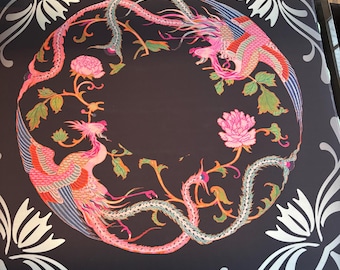 Rooster Sphere Mahjong Mat: Mahj Neoprene Game Tabletop