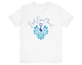 Peacock Mahjong Tee: Bird Bam Cheers, Mahj Player Gift