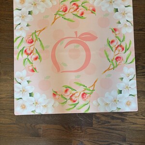 Georgia Peach Mahjong Mat: Neoprene Mahj Game Tabletop image 2