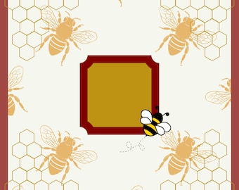 Honeycomb Deco Mahjong Mat: Mahj Game Tabletop