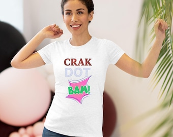 Crak Dot Bam Mahj Tee | Mahjong Tiles Graphic Shirt