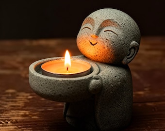 Kaarsenhouder – Zen kaarsdecoratie voor meditatie en ontspanning