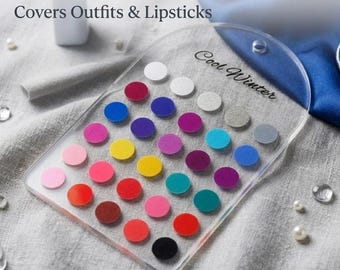 Jahreszeiten Farbpalette Schlüsselanhänger | Kleiderschrank Einkaufsführer | Für Ihre Saisonale Palette | Saisonaler Farbanalytik-Leitfaden