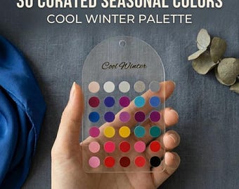 Sleutelhanger seizoenenkleurenpalet | Kledingkast-shopgids | Voor je seizoenspalet | Gids voor seizoenskleurenanalyse