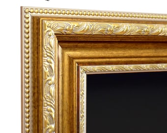 Samsung TV Frame Bezel, Antique Rich Gold TV Frame, Custom TV frames for Samsung The Frame 2021-2026 & The Frame Pro 2025-2026