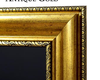 Antique Gold Samsung The Frame Bezel, Decorative TV Frame, Eco-Friendly Recycled PS, Samsung The Frame 2021-2026 & The Frame Pro 2025-2026