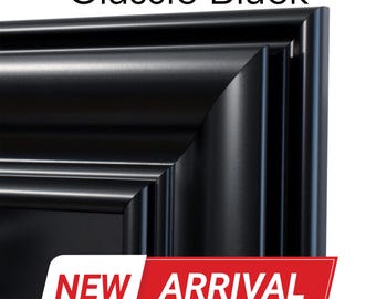 Samsung TV Frame Bezel, Classic Black TV Frame, Modern Black Frame for Samsung The Frame & The Frame Pro 2021-2026, Custom Handmade TV Frame