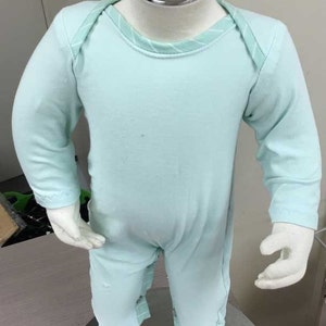 Easy Neck Onesie-sizes 0-18 mths- PDF sewing pattern